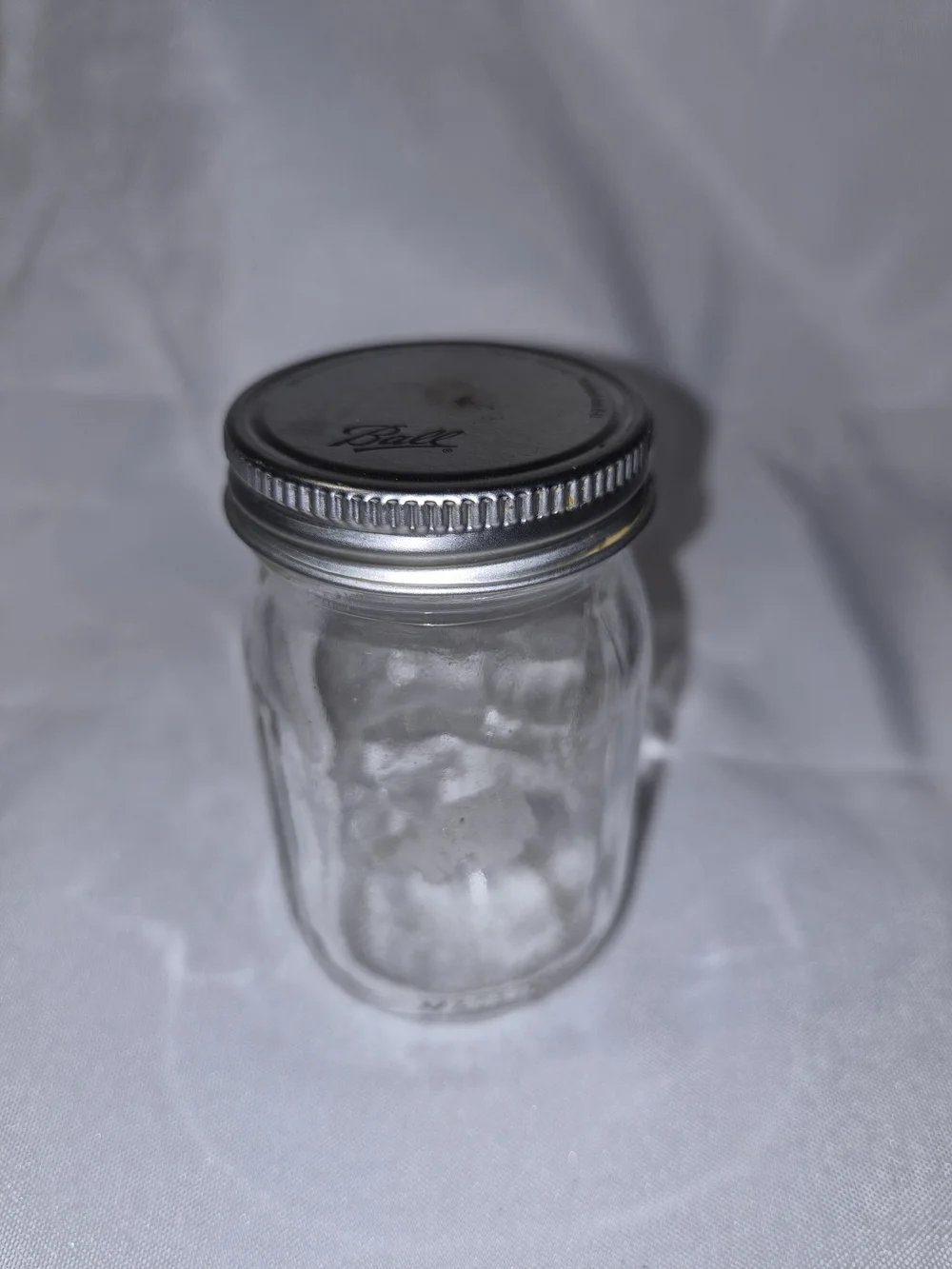 Mini Clear Glass Mason Jar with Silver Lid - Classic Home Storage